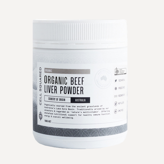 Cell Squared ACO Certified Organic Grass-Fed Beef Liver Powder