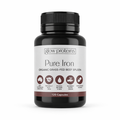 Pure Iron - Grass Fed Beef Spleen Iron Capsules