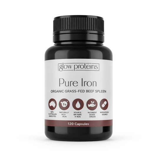 Pure Iron - Grass Fed Beef Spleen Iron Capsules