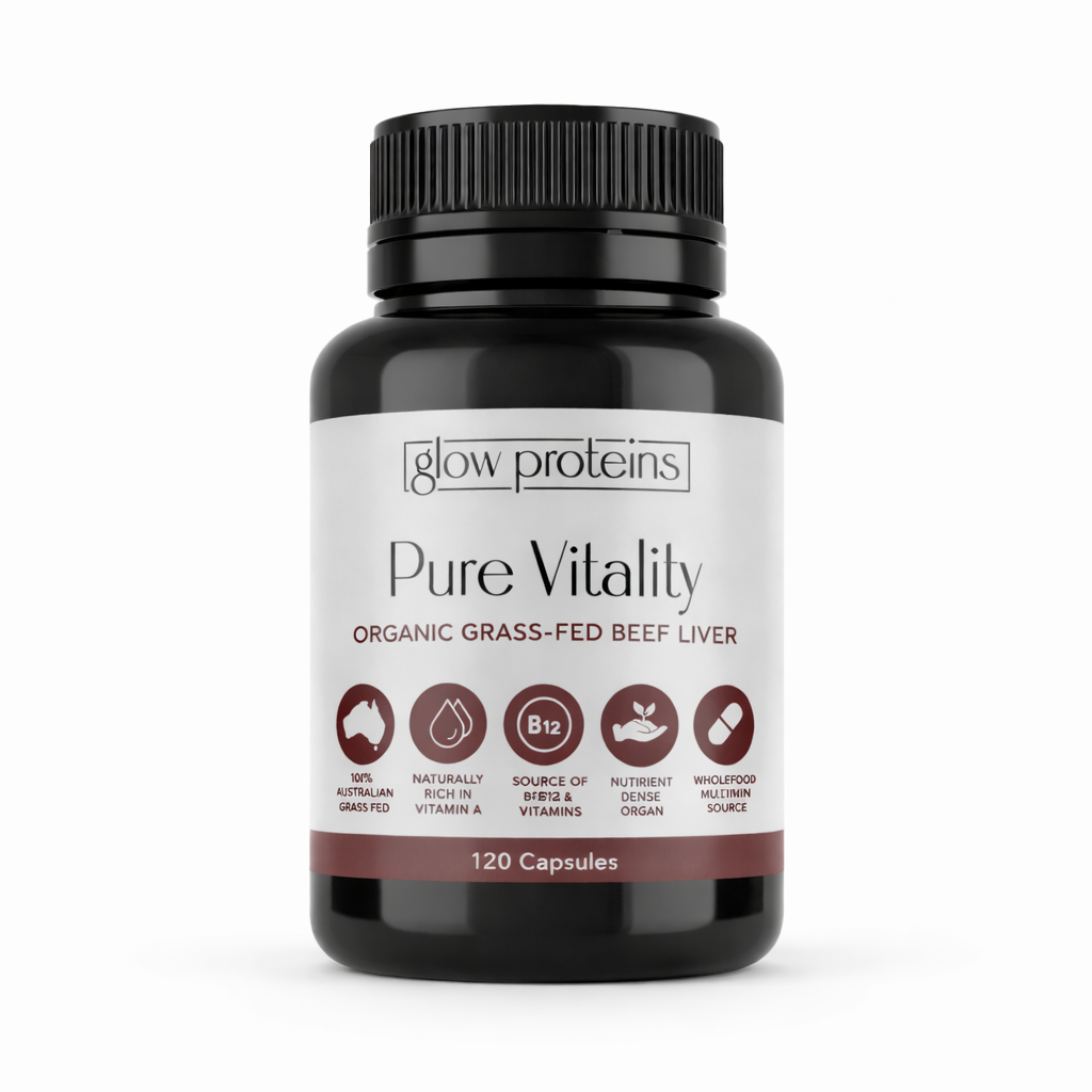 Pure Vitality - Grass Fed Beef Liver Energy Capsules