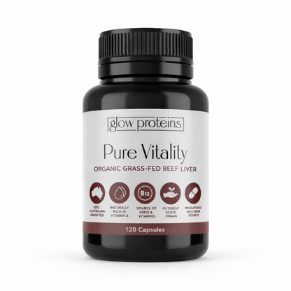 Pure Vitality - Grass Fed Beef Liver Energy Capsules
