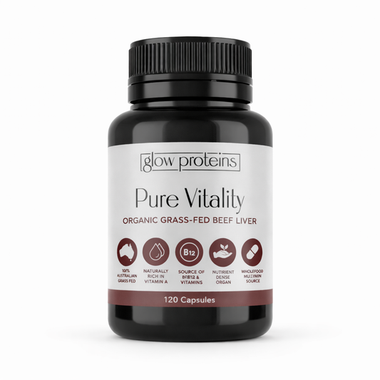Pure Vitality - Grass Fed Beef Liver Energy Capsules